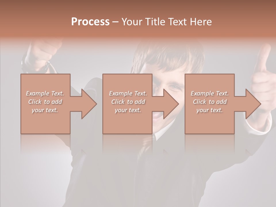 Fresh Lifestyle Model PowerPoint Template