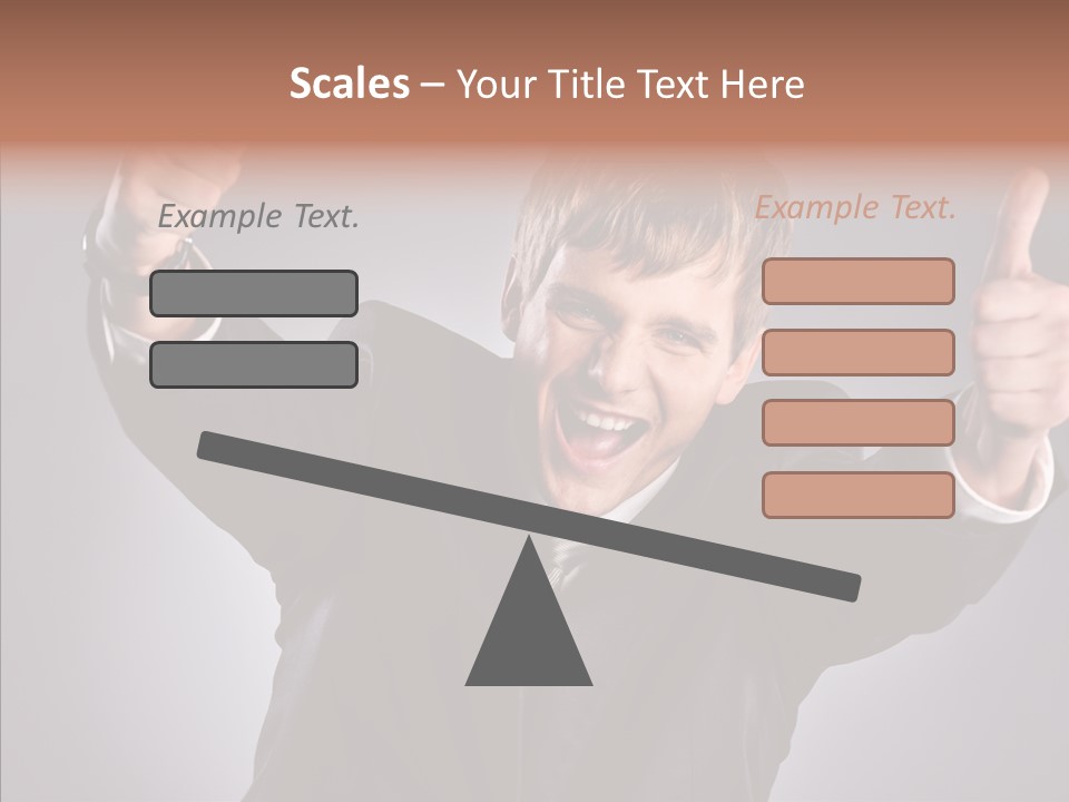 Fresh Lifestyle Model PowerPoint Template