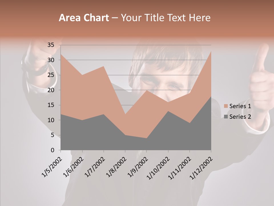 Fresh Lifestyle Model PowerPoint Template