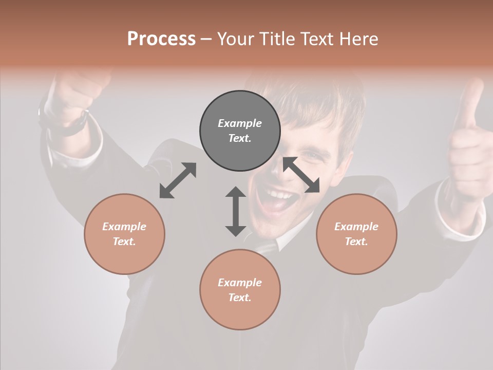 Fresh Lifestyle Model PowerPoint Template