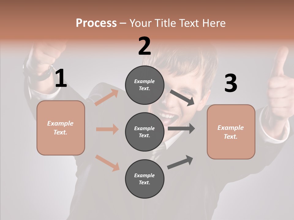 Fresh Lifestyle Model PowerPoint Template