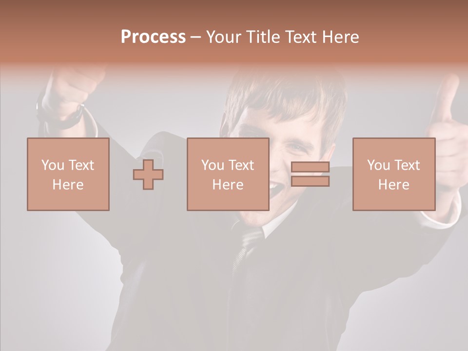 Fresh Lifestyle Model PowerPoint Template