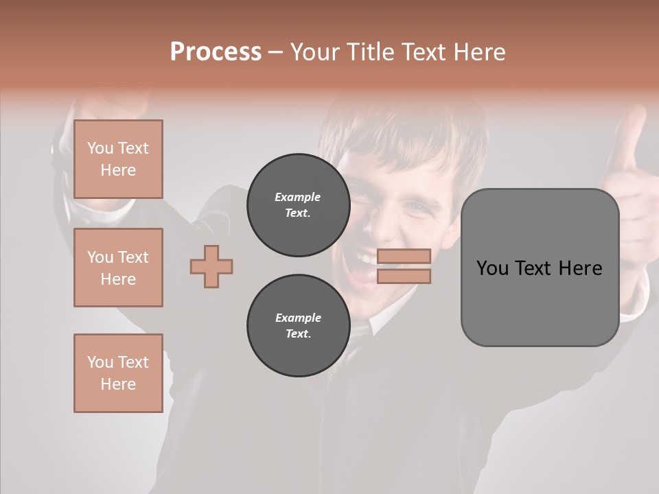 Fresh Lifestyle Model PowerPoint Template