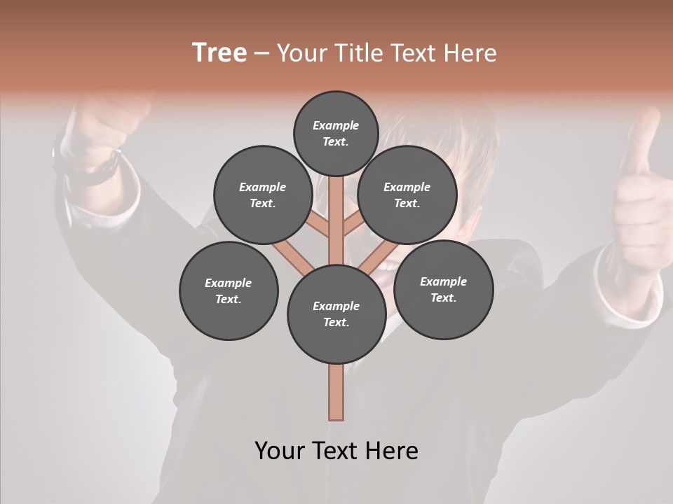 Fresh Lifestyle Model PowerPoint Template