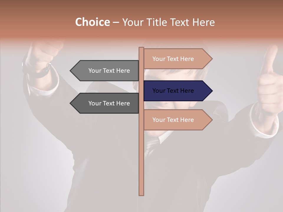 Fresh Lifestyle Model PowerPoint Template