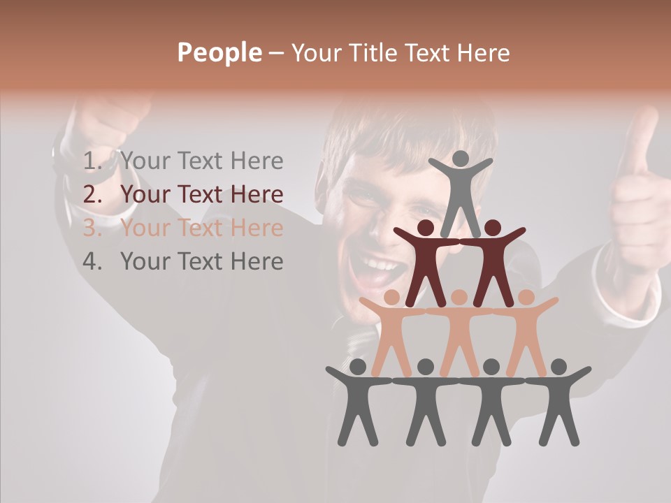 Fresh Lifestyle Model PowerPoint Template