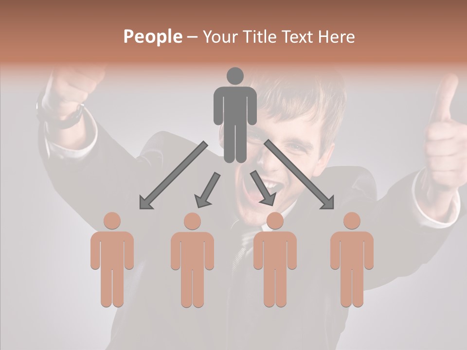 Fresh Lifestyle Model PowerPoint Template