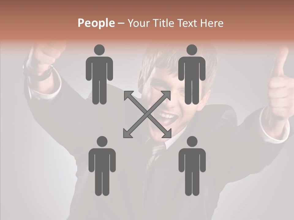 Fresh Lifestyle Model PowerPoint Template