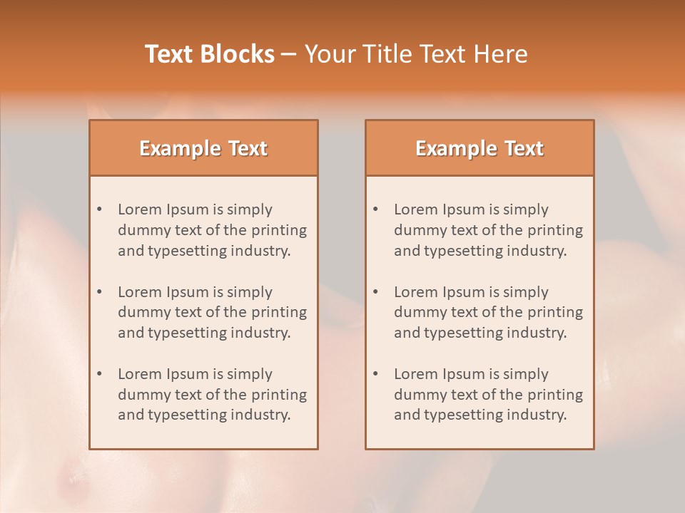 Muscular Beauty Front PowerPoint Template