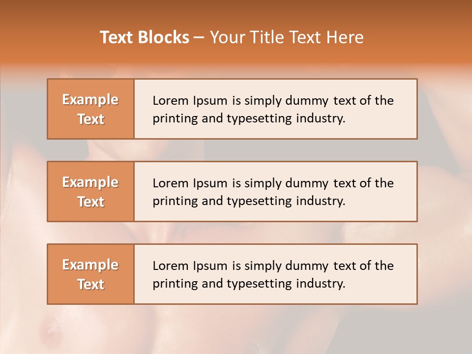 Muscular Beauty Front PowerPoint Template
