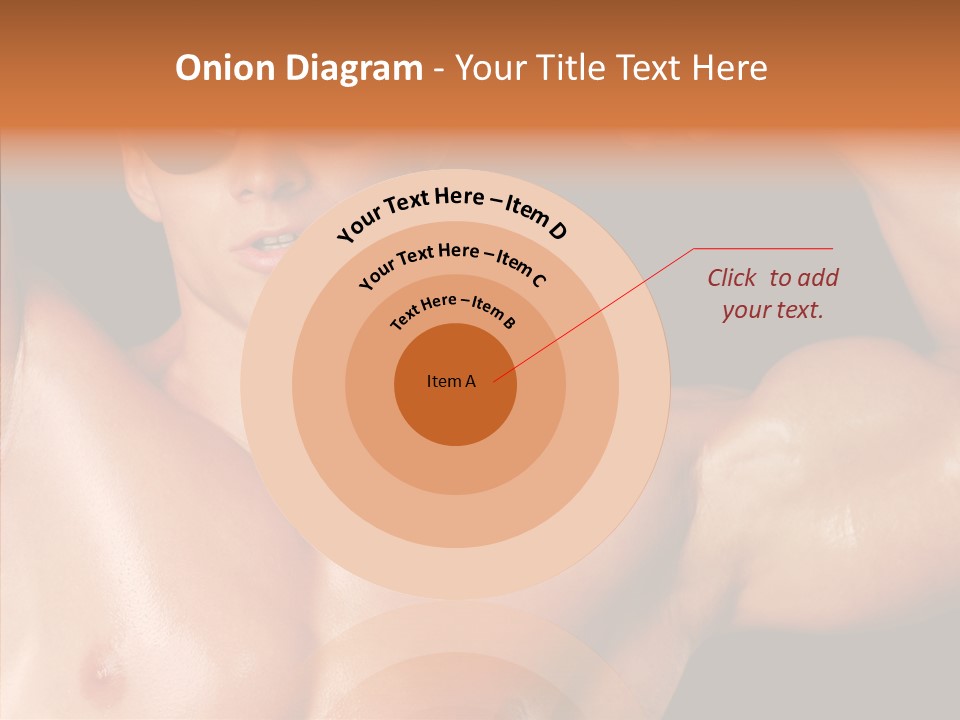 Muscular Beauty Front PowerPoint Template