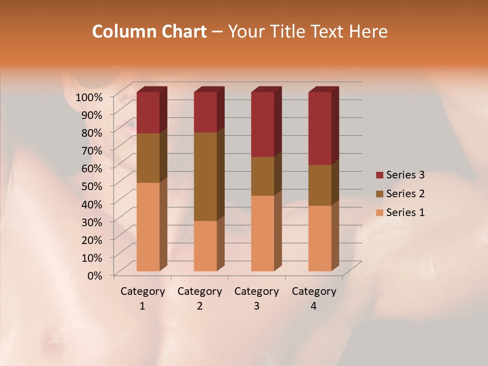 Muscular Beauty Front PowerPoint Template