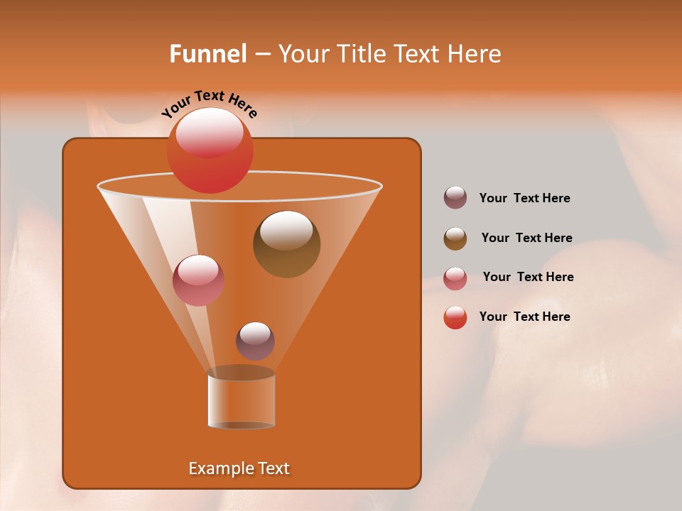 Muscular Beauty Front PowerPoint Template