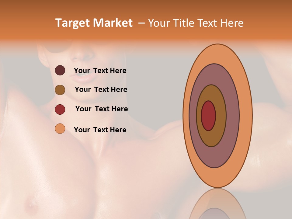 Muscular Beauty Front PowerPoint Template