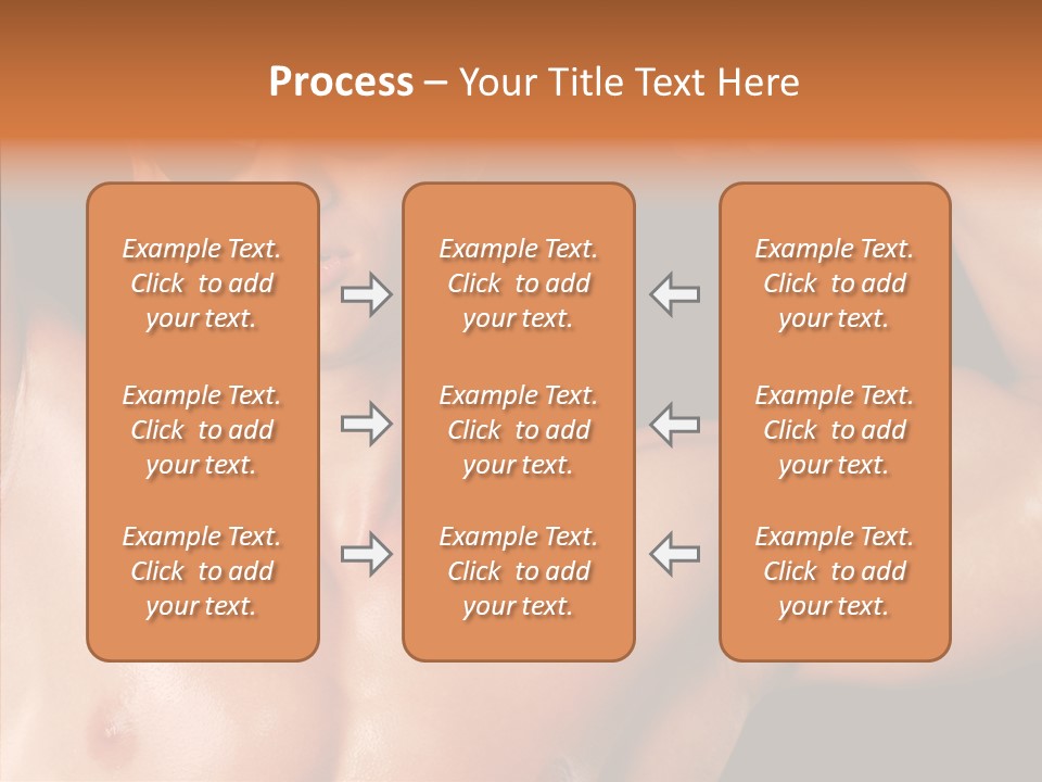 Muscular Beauty Front PowerPoint Template