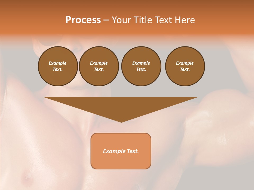 Muscular Beauty Front PowerPoint Template