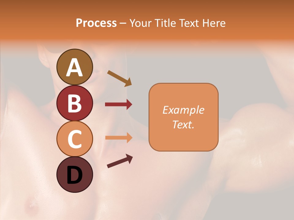 Muscular Beauty Front PowerPoint Template