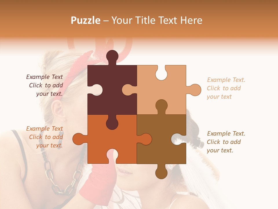 Pure Trident Devil PowerPoint Template