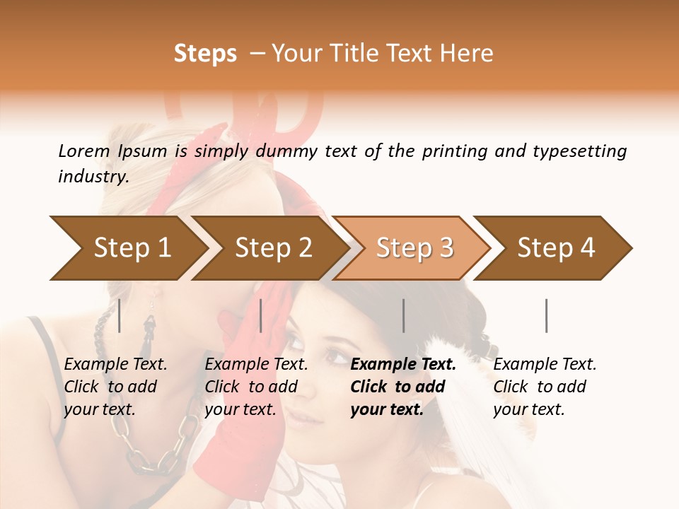 Pure Trident Devil PowerPoint Template