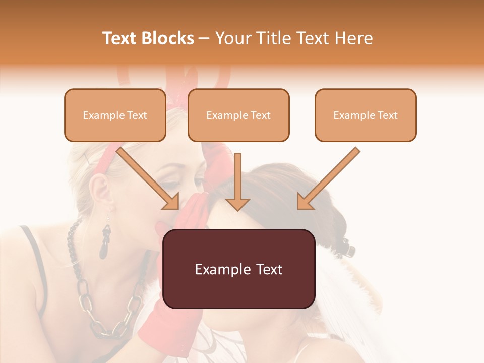 Pure Trident Devil PowerPoint Template