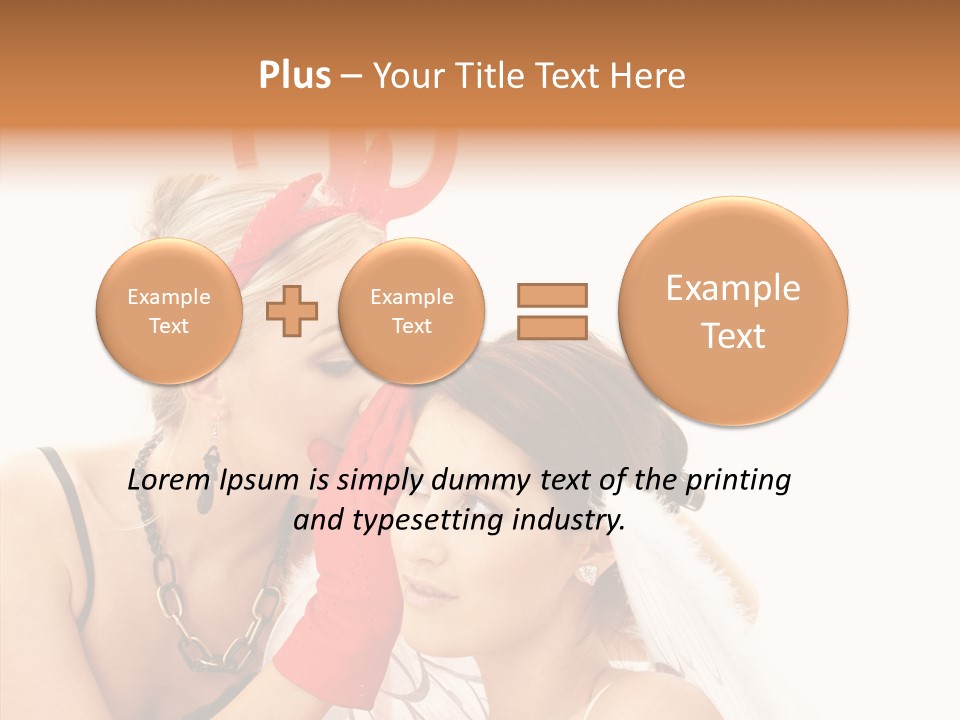 Pure Trident Devil PowerPoint Template