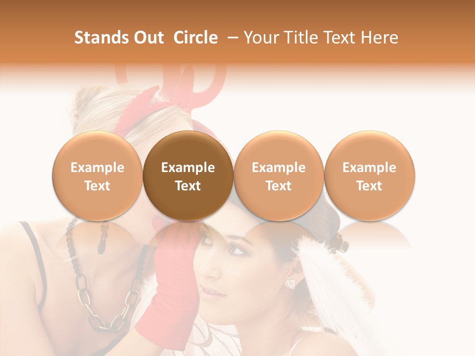 Pure Trident Devil PowerPoint Template