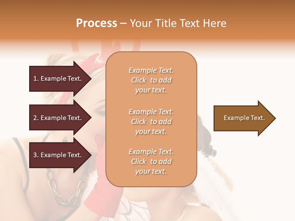 Pure Trident Devil PowerPoint Template
