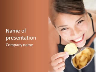 Unhealthy Casual Chip PowerPoint Template