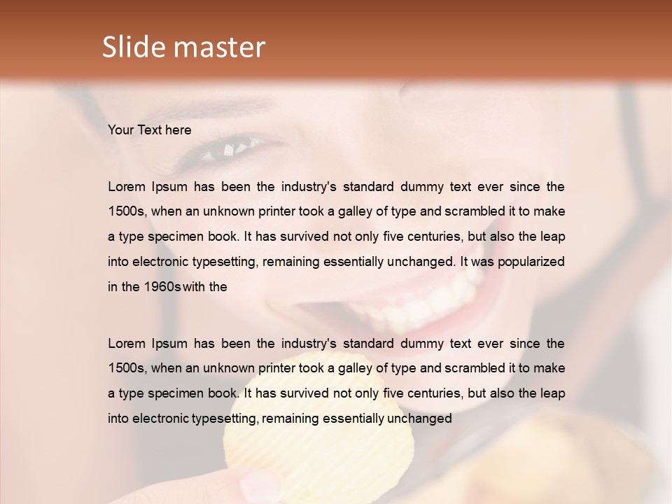 Unhealthy Casual Chip PowerPoint Template