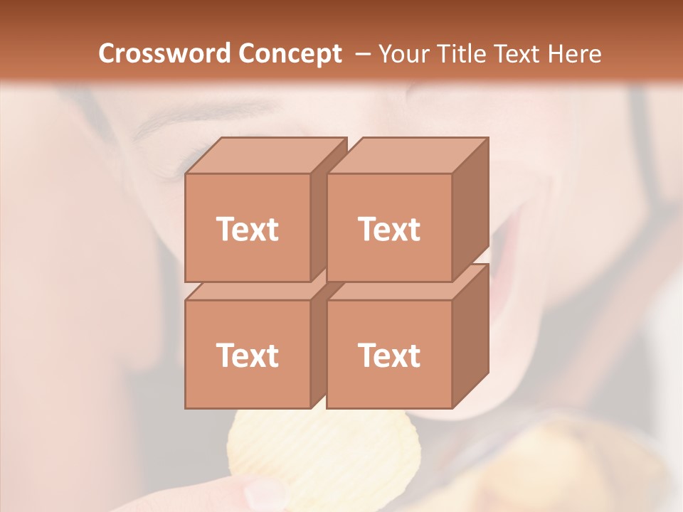 Unhealthy Casual Chip PowerPoint Template