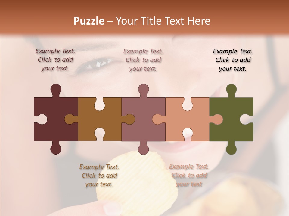 Unhealthy Casual Chip PowerPoint Template