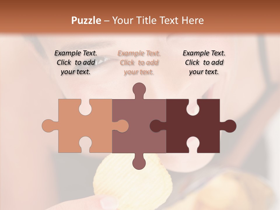 Unhealthy Casual Chip PowerPoint Template