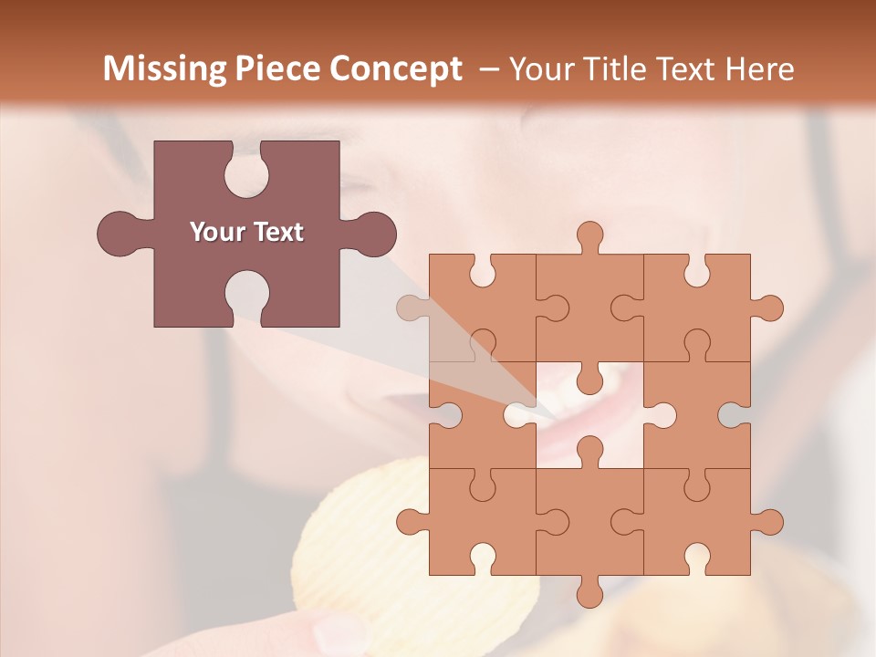 Unhealthy Casual Chip PowerPoint Template