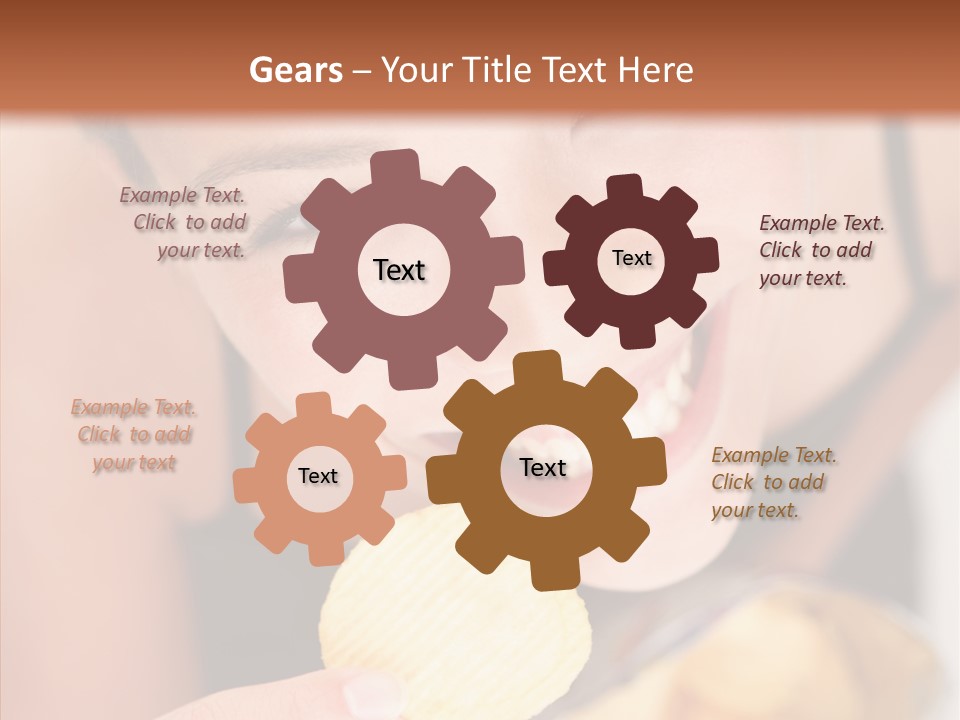 Unhealthy Casual Chip PowerPoint Template