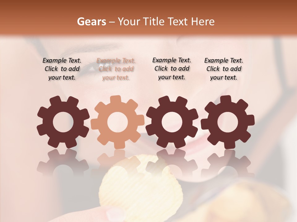 Unhealthy Casual Chip PowerPoint Template