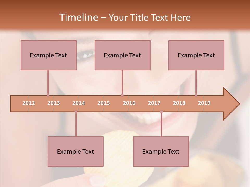 Unhealthy Casual Chip PowerPoint Template