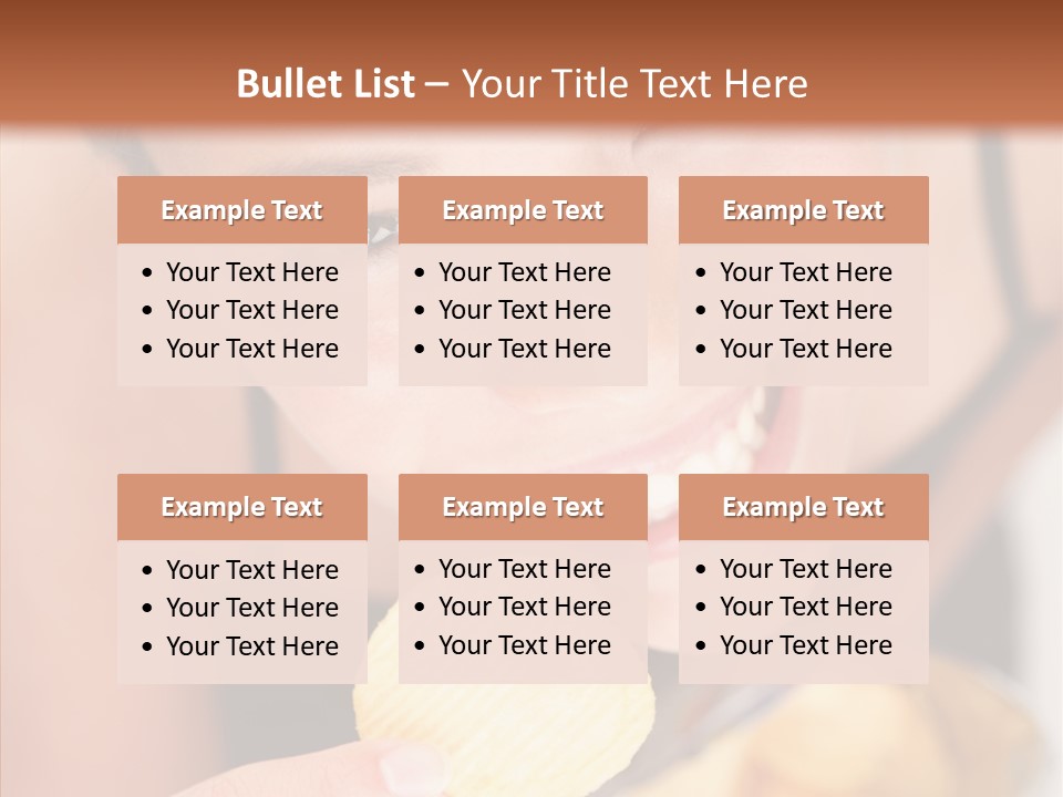 Unhealthy Casual Chip PowerPoint Template