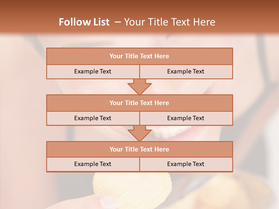 Unhealthy Casual Chip PowerPoint Template