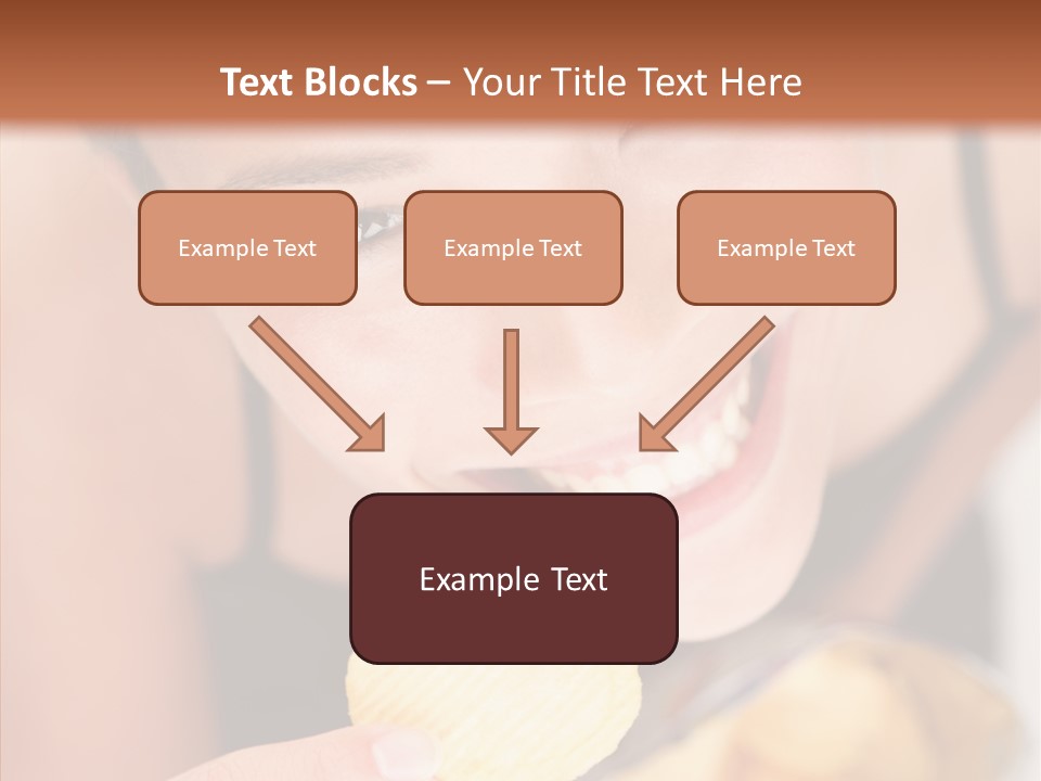 Unhealthy Casual Chip PowerPoint Template