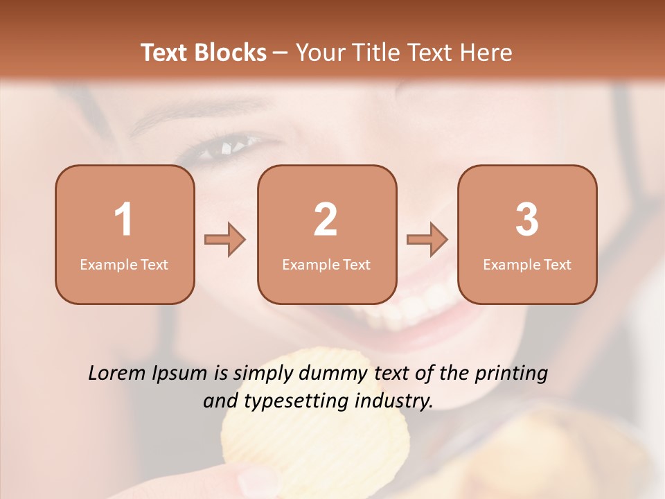 Unhealthy Casual Chip PowerPoint Template