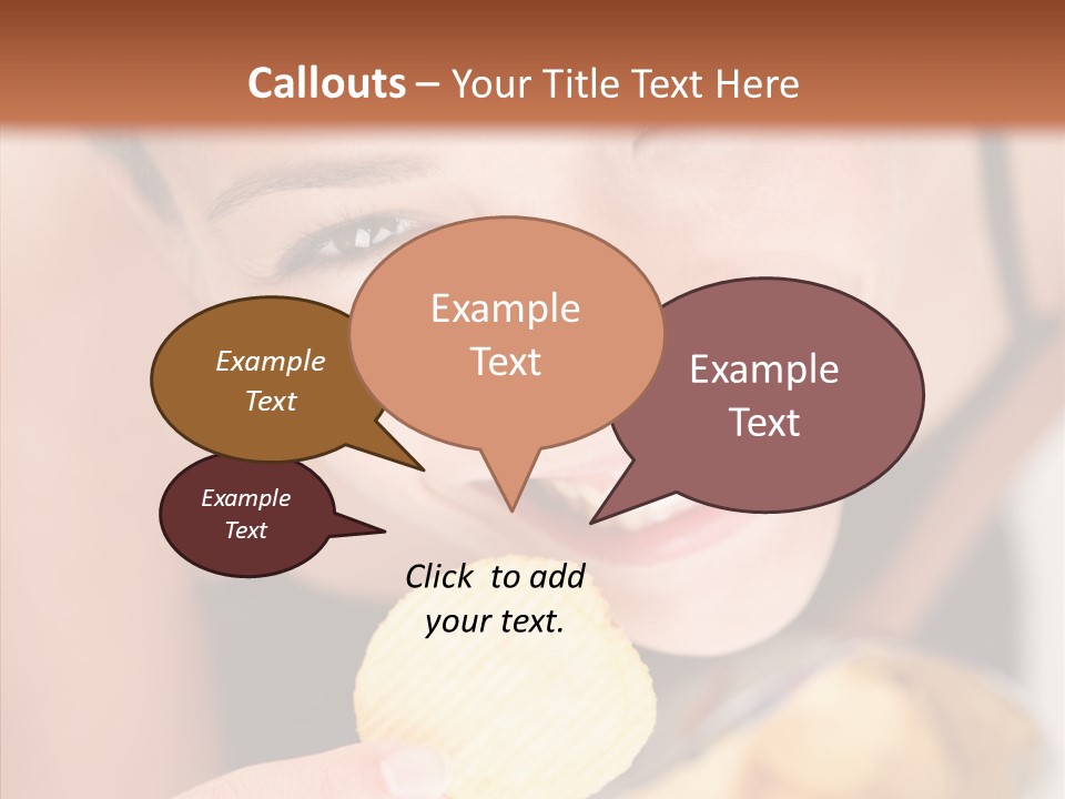 Unhealthy Casual Chip PowerPoint Template