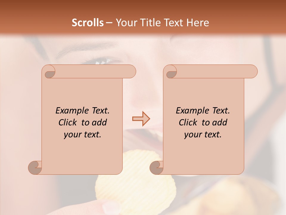 Unhealthy Casual Chip PowerPoint Template