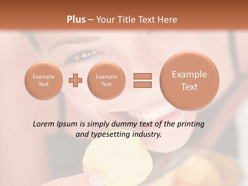 Unhealthy Casual Chip PowerPoint Template