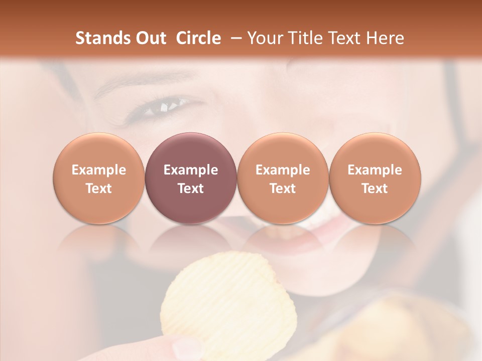 Unhealthy Casual Chip PowerPoint Template