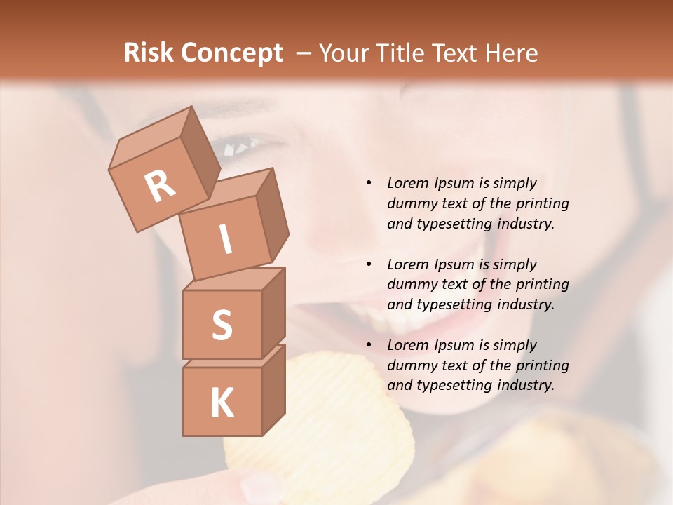 Unhealthy Casual Chip PowerPoint Template