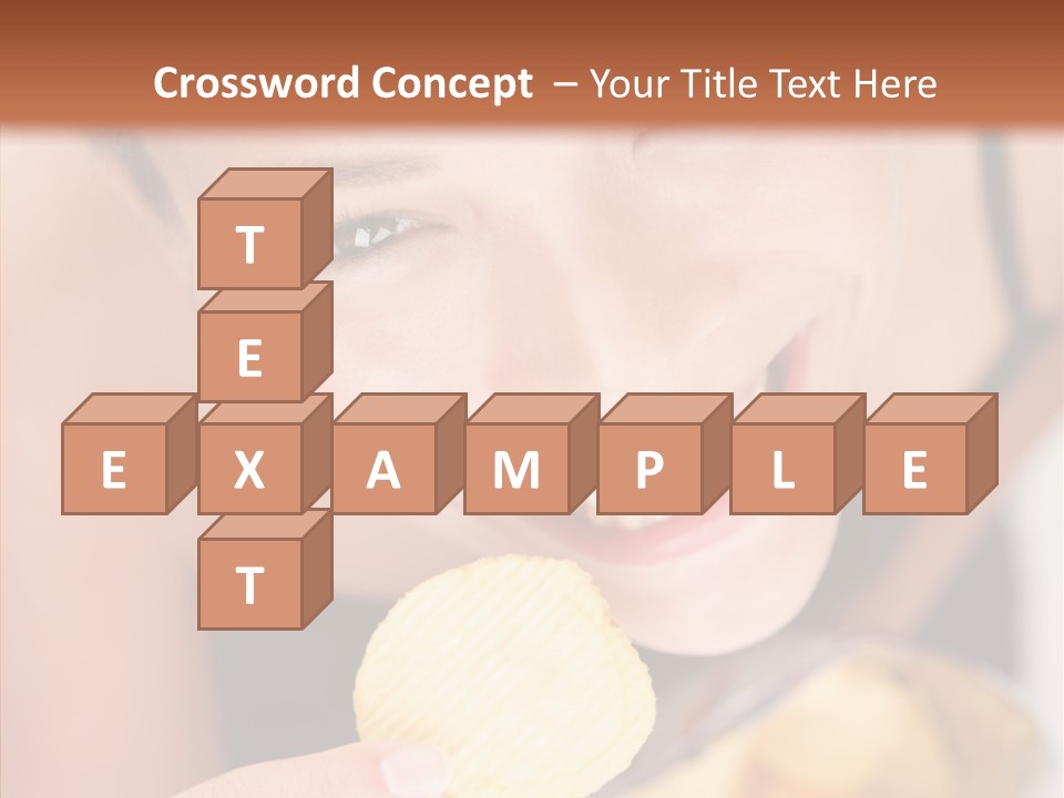 Unhealthy Casual Chip PowerPoint Template