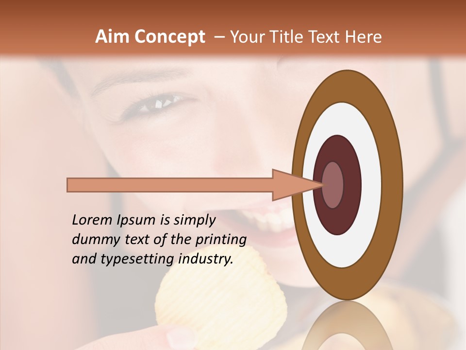 Unhealthy Casual Chip PowerPoint Template