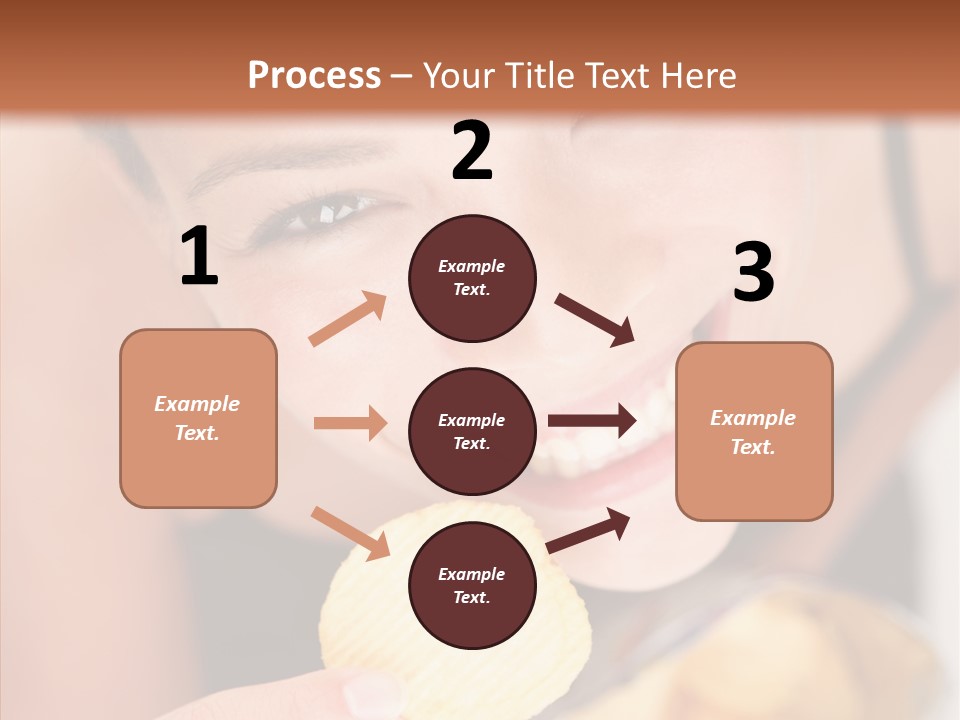 Unhealthy Casual Chip PowerPoint Template