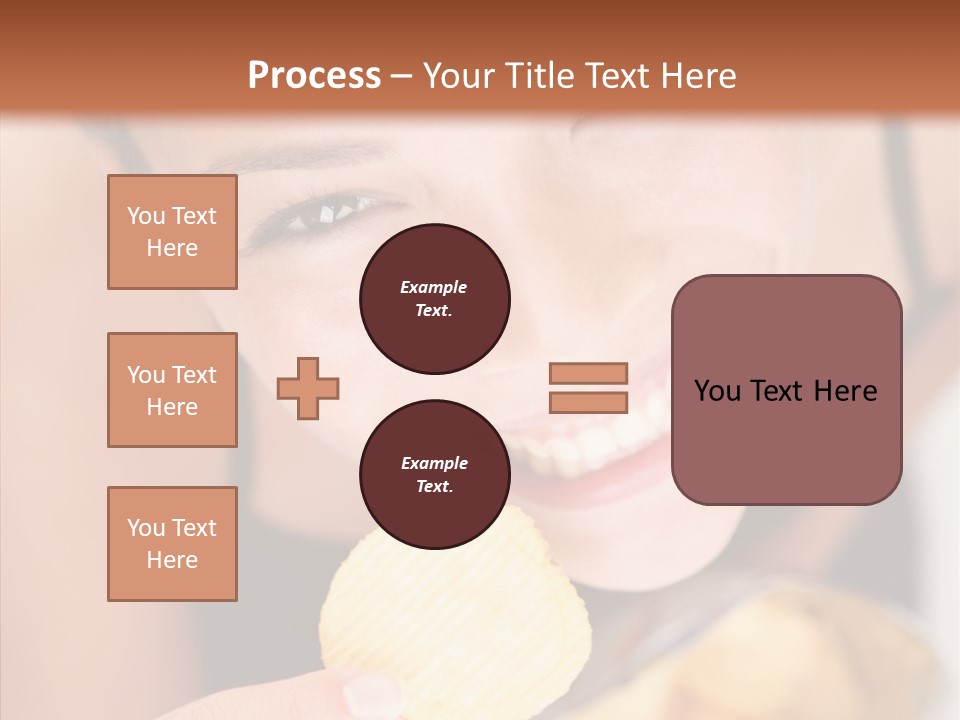 Unhealthy Casual Chip PowerPoint Template