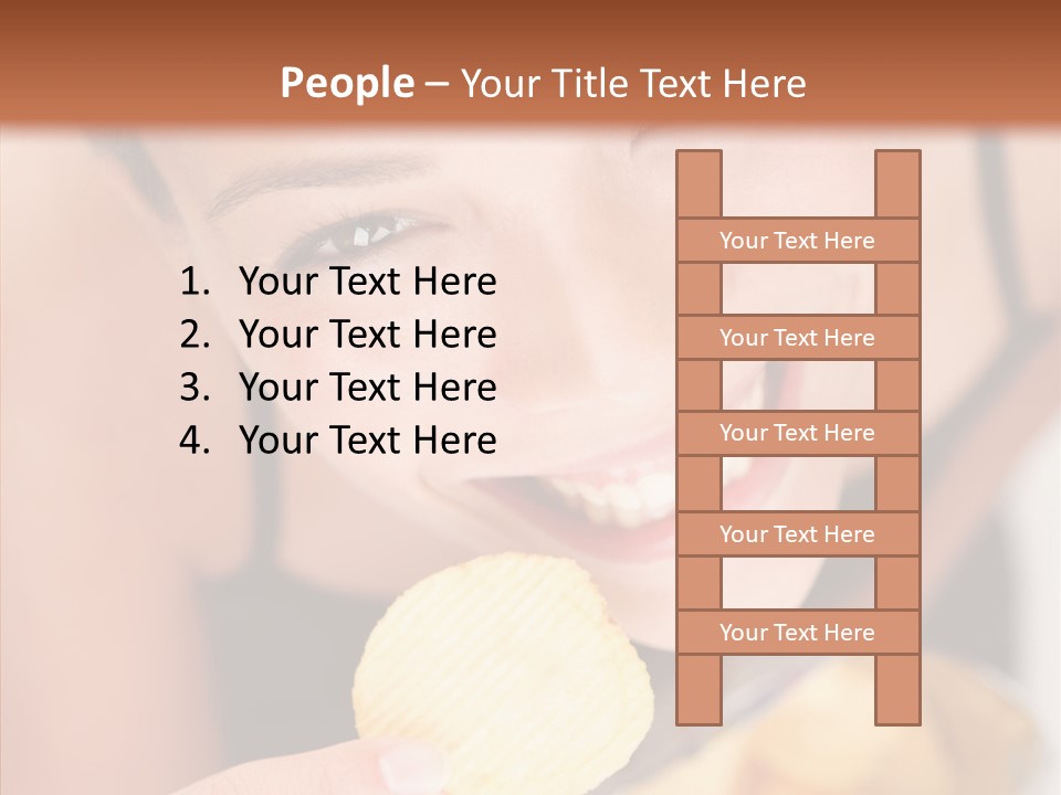 Unhealthy Casual Chip PowerPoint Template